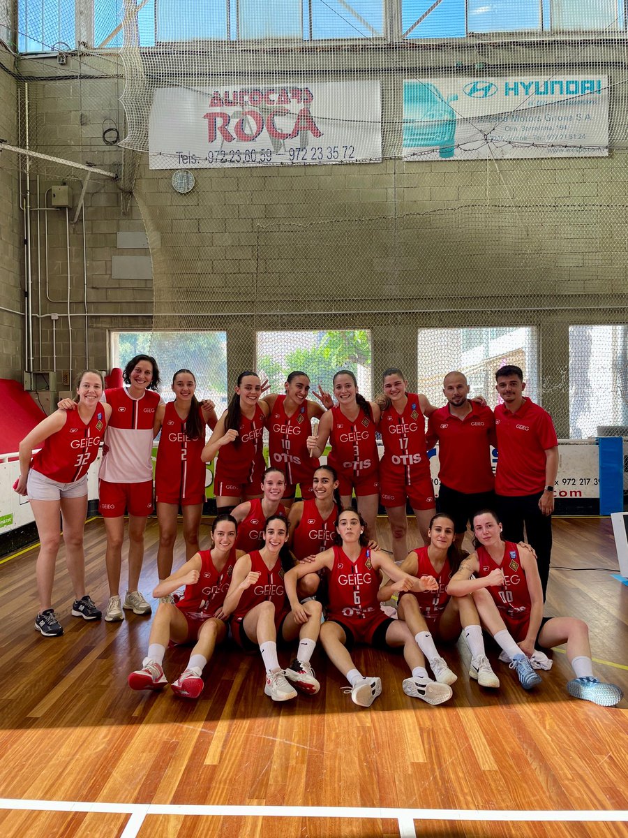 GEiEGBasquet's tweet photo. 🙌🏽 Últim partit de la temporada del @geieg1919 @UnioGironaACE OTIS i VICTÒRIA davant del @TGNBasquet (59-44)❗️
Les grupistes tanquen una molt bona temporada en el debut a #SuperCopaBQ amb 15 victòries👏🏻

Enhorabona! https://t.co/S5Wy94jb6F