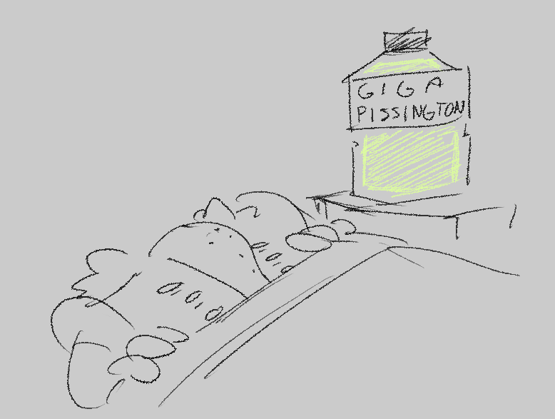 Scribbasock's tweet photo. regigigas with its bottle of giga pissington https://t.co/3rkcRdTFNl