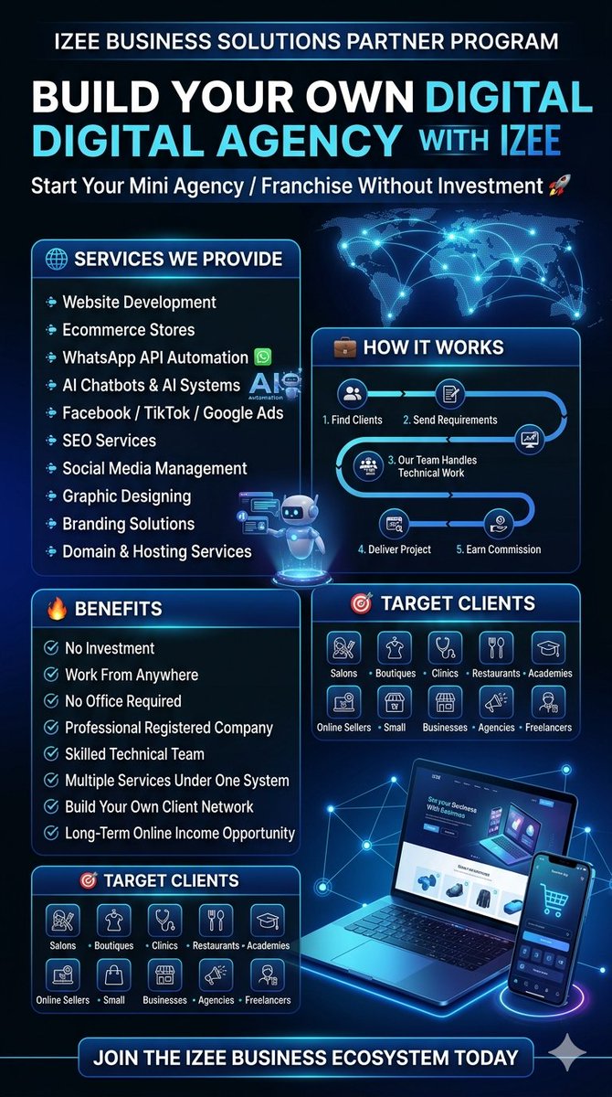 IzeeBusiness's tweet photo. Contact me for joining this Program https://t.co/Lw2rXy8ln3
