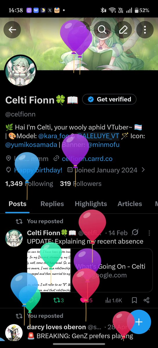 celfionn's tweet photo. BALLOON DAY WOOOOO https://t.co/Tdup0C6TMy