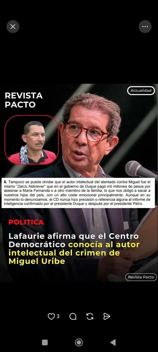 anfevelez's tweet photo. @AlvaroUribeVel Los asesinos son ustedes, viejo CRIMINAL https://t.co/qrsQZvQ27e