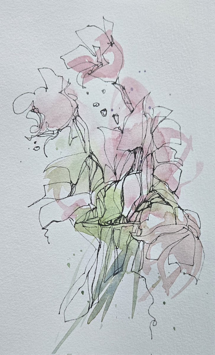 SheilaRomard's tweet photo. Here are a few of my original ink and watercolour florals 
🌸💕🌸

#🇨🇦 #canadian https://t.co/eWIVh9KD9b