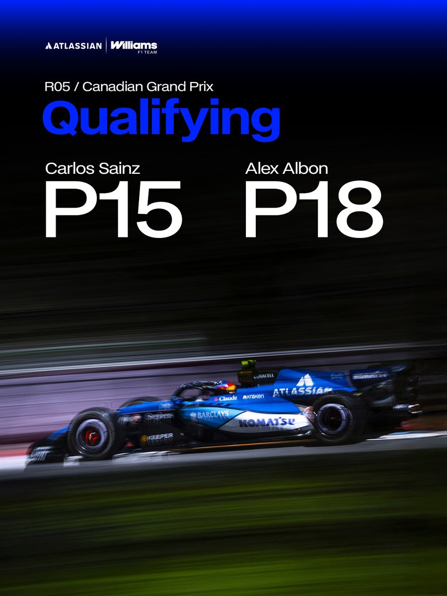 Atlassian Williams F1 Team tweet media