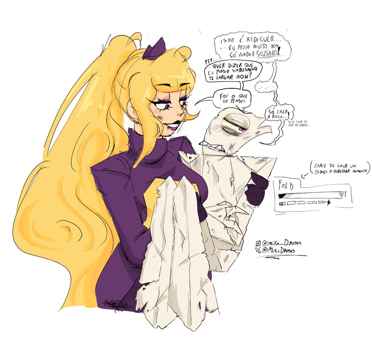 MikaDroses's tweet photo. Só mais um fim de missão depois do Fold se jogar na frente de 15 tipos de riscos de morte diferentes
(Já era, fui convertida a esse ship, tô pensando seriamente em fazer uma versão decente dessa arte)
#gameoverse #infopaper https://t.co/t8LtMys09F
