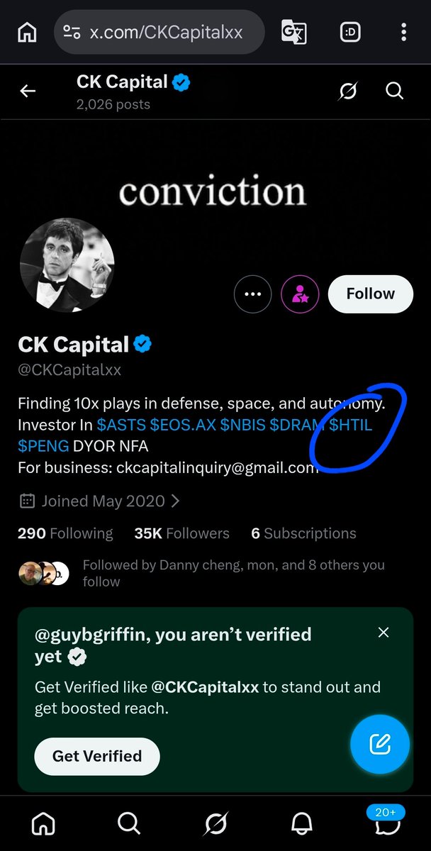 guybgriffin's tweet photo. @CKCapitalxx Fyi ypu spelled the ticker for harmonic wrong, on your profile. $HLIT it is. https://t.co/nOiHG5FE1v