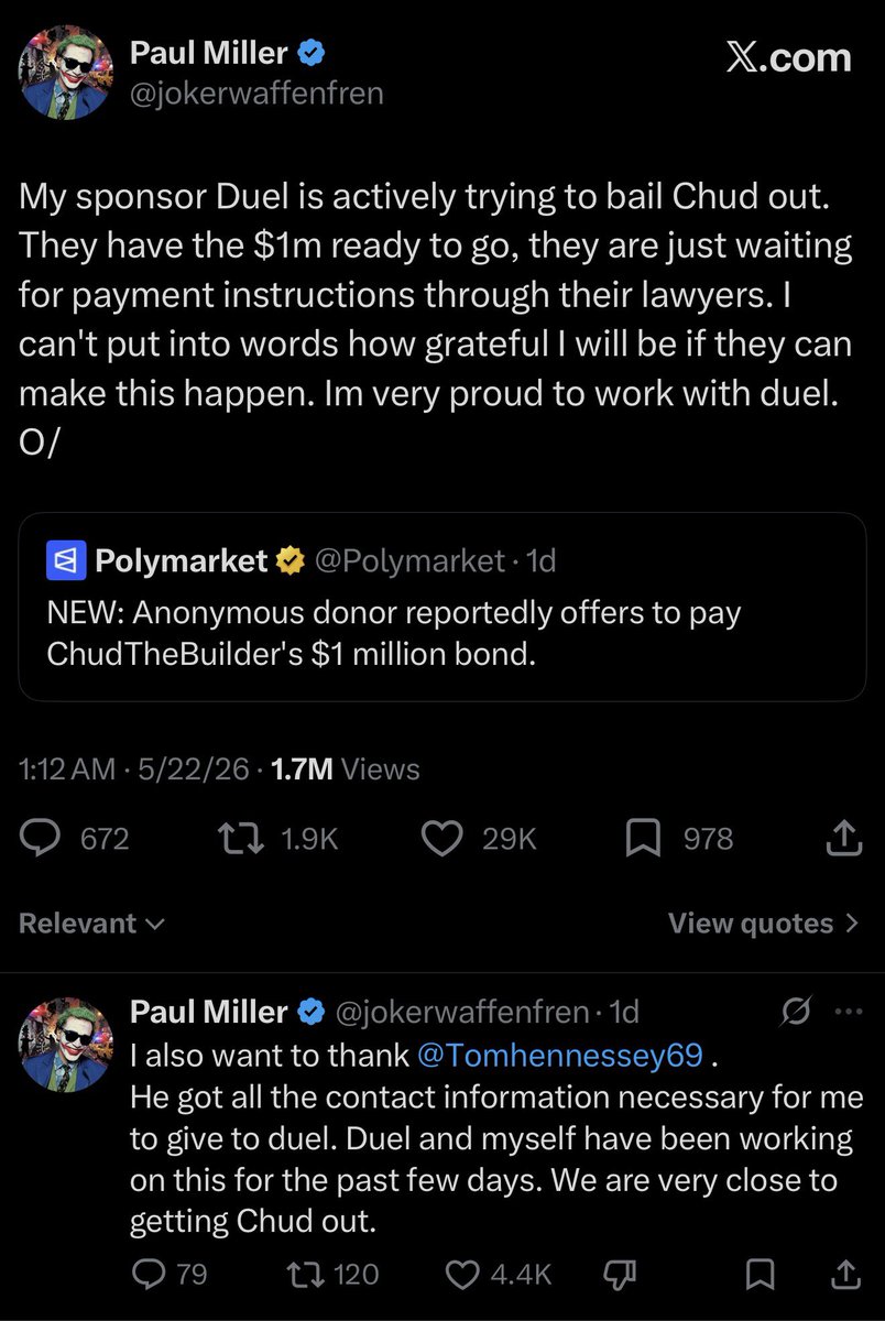 Chuds tweet media