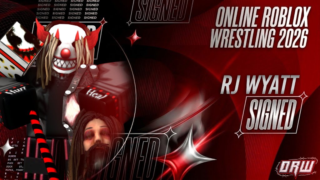 ORWNetwork's tweet photo. NEWEST WAVE OF SIGNINGS!

MASSIVE debuts are ahead in June as we near towards the continuation of ORW, but BEFORE THAT we GOT NEW STARS! 

Joining the ORW Roster officially as of today we welcome RJ Wyatt, Jackson Hunter, Rit Wilson, &amp; making his grand return Krex Nova!

#ORW2026 https://t.co/DTJnCmetUk