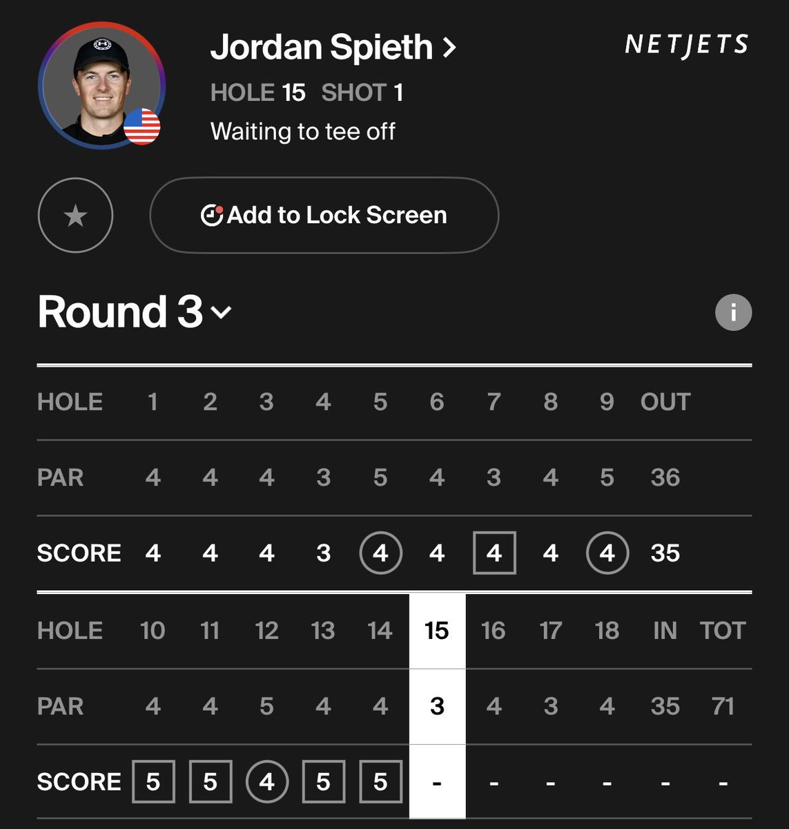 TourSwingsTommy's tweet photo. The Jordan Spieth experience: https://t.co/ZcuZSAVFcU