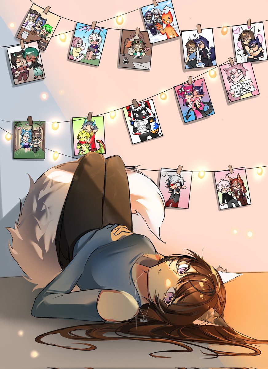 wolfpastryvt's tweet photo. Meant to be a surprise earlier but had to get some things done before, enjoy peeps!

I made so many memories this past year, and so happy to have you and more with me through it <3

Piece by @Bisuketto_arts
Featured People ↓ https://t.co/7U3dEOiEUP