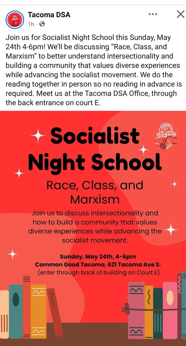 GarriottSarah's tweet photo. This is the kind of Marxist event I wish @ConceptualJames could just show up to. 😆 https://t.co/w6dYUdOH27