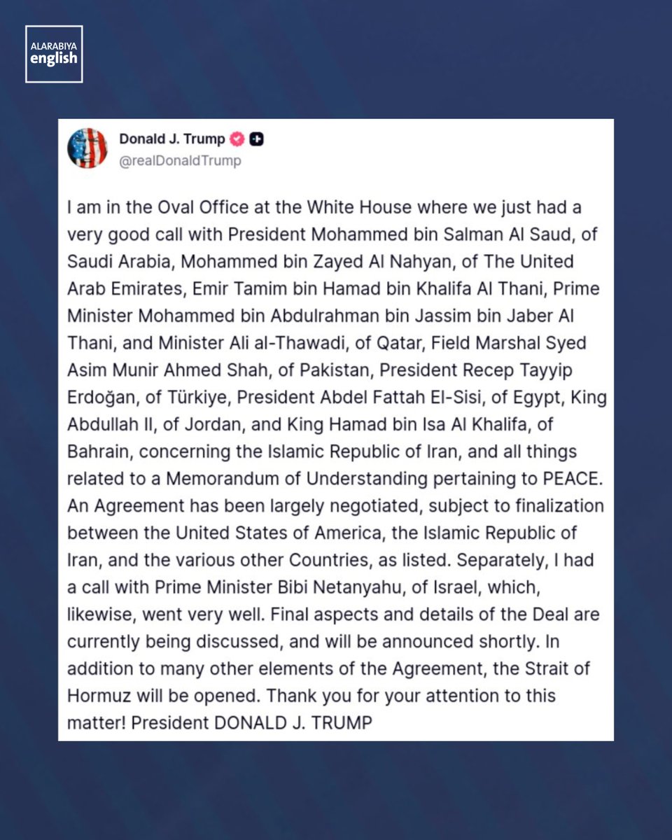 Al Arabiya English tweet media