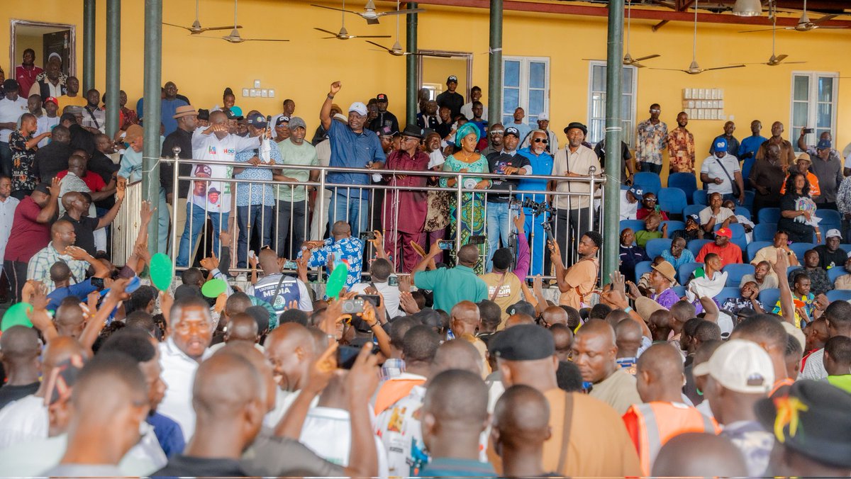 senlokpobiri's tweet photo. PHOTO NEWS: Sen. Heineken Lokpobiri’s leadership inspired massive support across Ekeremor's 12 wards, strengthening confidence in the #RenewedHope agenda of President Bola Ahmed Tinubu and APC victory. https://t.co/TcvLY46cfq