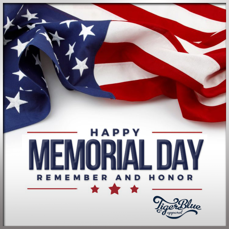 TigerBlueApprl's tweet photo. This weekend, we pause to honor the brave men and women who gave everything for our freedom. From our family to yours, thank you to all who served. Wear it with pride. Live it with gratitude

#MemorialDay #HonorTheFallen #ThankYouForYourService #SupportOurTroops #TigerBlueApparel https://t.co/6dBMzPCwXd