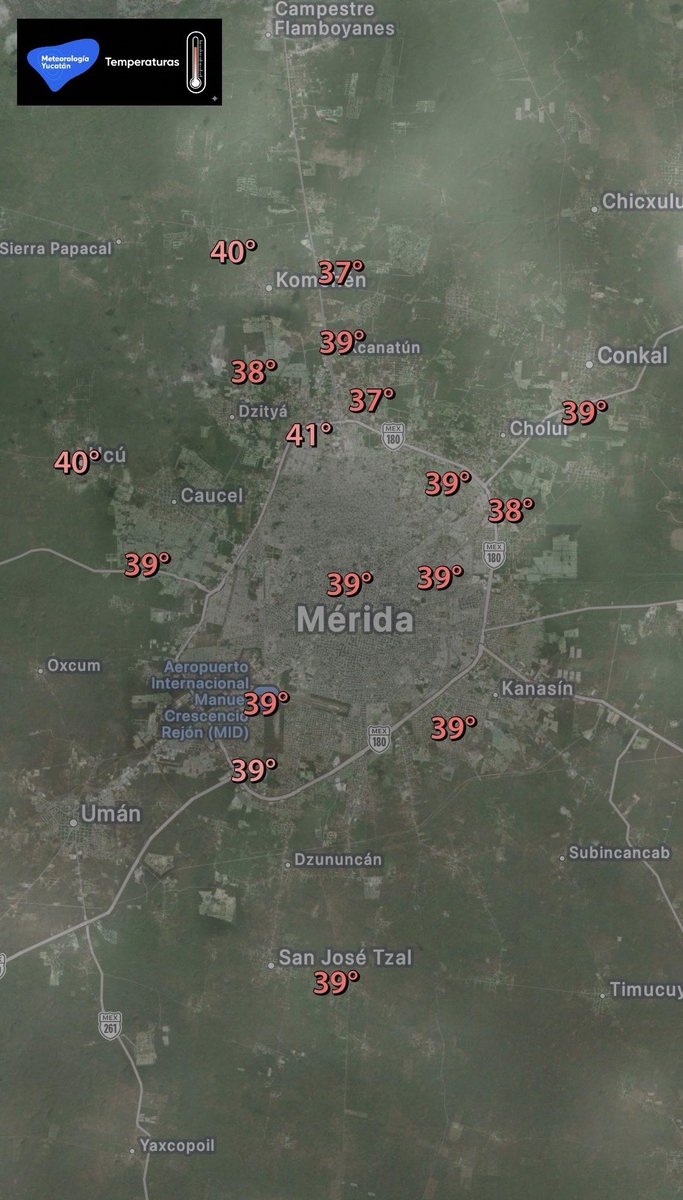 Meteorología Yucatán tweet media