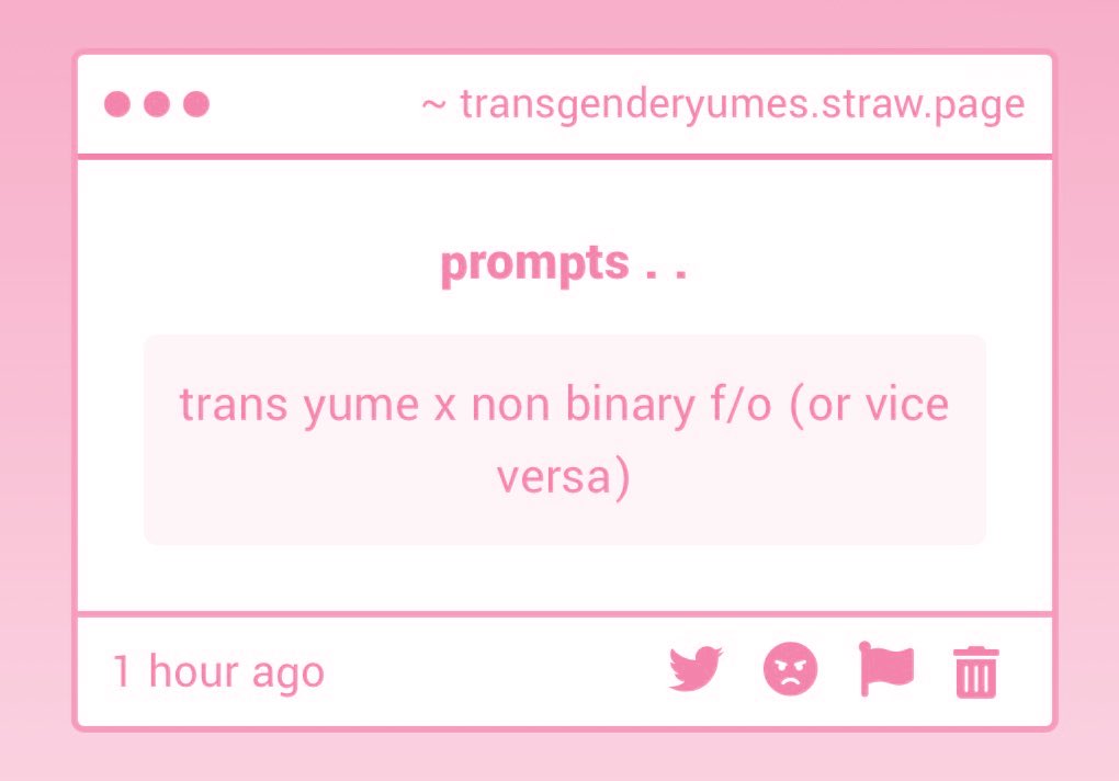 trans yumes 𐙚 tweet media