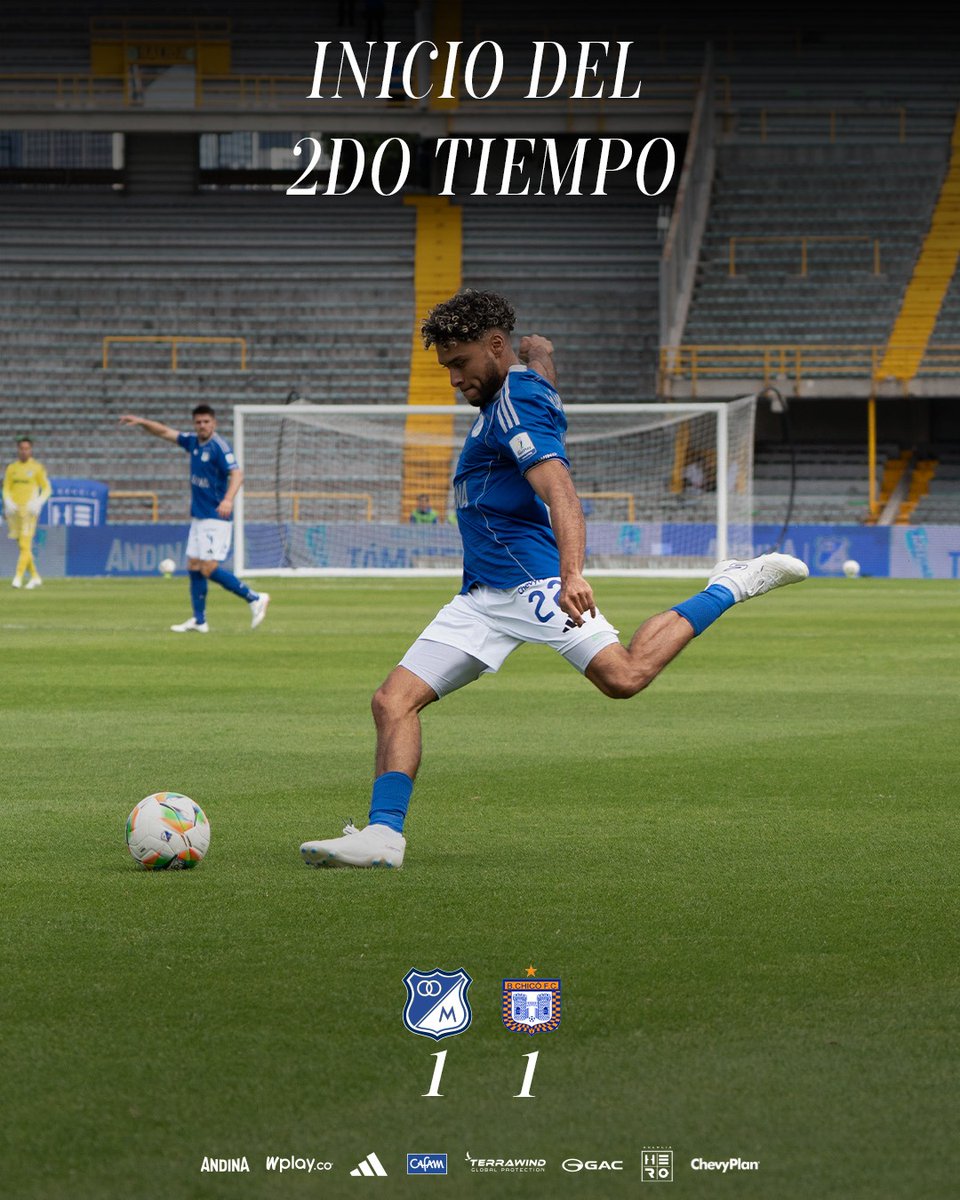 MillosFCoficial's tweet photo. ⏱️ 45' ¡Inicia el segundo tiempo en el coloso de la 57!

Ⓜ️ 1 – 1 ♟️| #MFCvCHI https://t.co/rPSjnO74bM