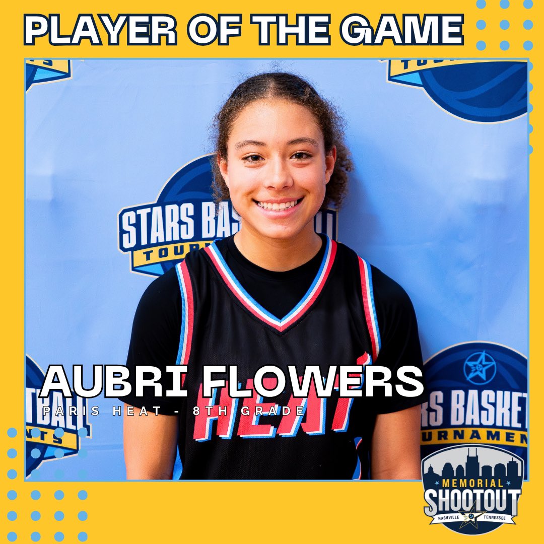 STARSTourney's tweet photo. STARS Memorial Shootout Players of the Game
Jackson Hydon - STARS Premier - 7th Grade
Martin Calderon - STARS Premier - 7th Grade
Aubri Flowers - Paris Heat - 8th Grade
Makayla Harris - Paris Heat - 8th Grade https://t.co/H9LP3e4Itr