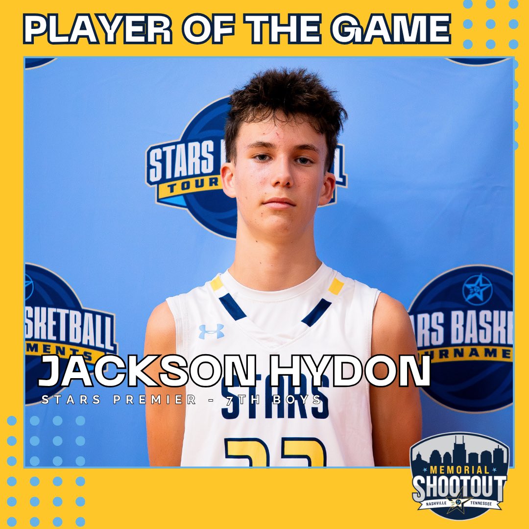 STARSTourney's tweet photo. STARS Memorial Shootout Players of the Game
Jackson Hydon - STARS Premier - 7th Grade
Martin Calderon - STARS Premier - 7th Grade
Aubri Flowers - Paris Heat - 8th Grade
Makayla Harris - Paris Heat - 8th Grade https://t.co/H9LP3e4Itr