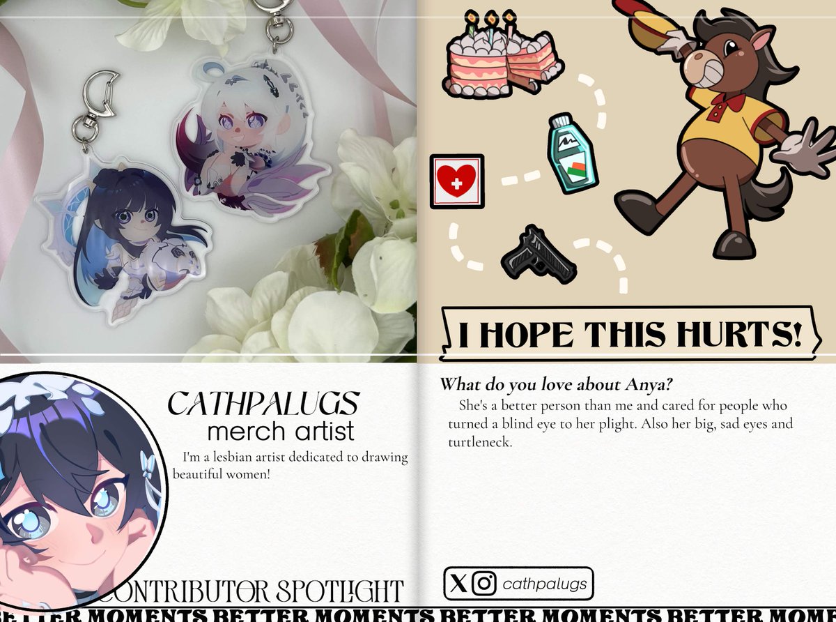 AnyaMagazine's tweet photo. Welcome one of our merch contributors - Cathpalugs! 

We hope you are looking forward to the merch he will create 💙 Find out more about him in the spotlight. 

Find him as cathpalugs everywhere! 

#mouthwashing #mouthwashinganya https://t.co/zLLlnFEKgu
