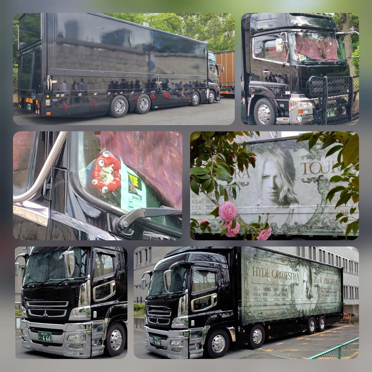 HYDE ツアートラック　5台まとめ　新品未開封 B'zのツアーのツアトラ、3台のラッピング車並んでて圧巻ですが…その