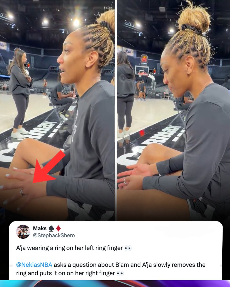 Balldontlie's tweet photo. Have A'ja and Bam taken the next step in their relationship? 👀 https://t.co/qxFpO8nW02