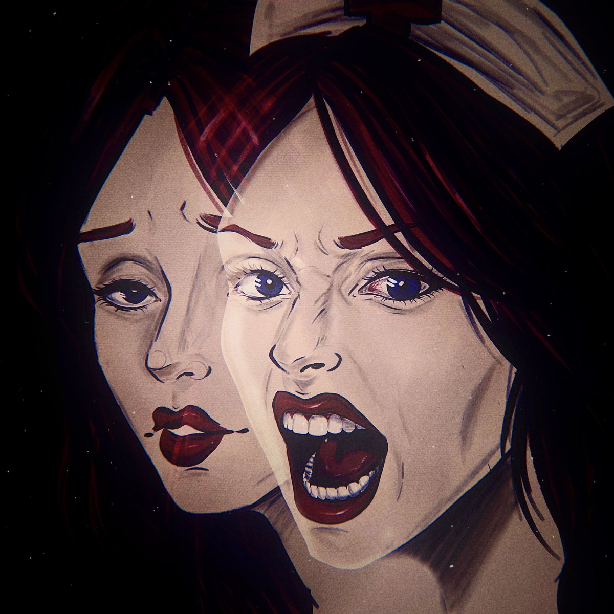 sekcbich's tweet photo. screaming, I love my new oc julia https://t.co/nbbIGLlFC2