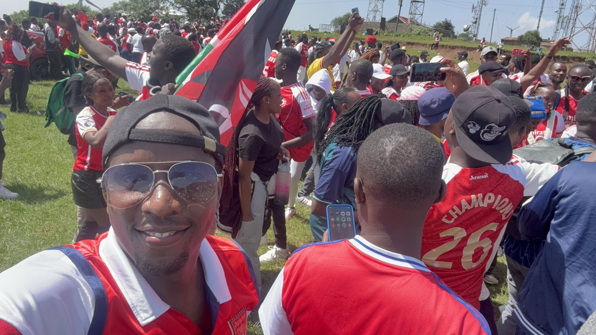 LimoNick49's tweet photo. @MAA_Gunner Our celebration earlier today. From Nairobi, Ngong Hills https://t.co/hiqHjgMVZN