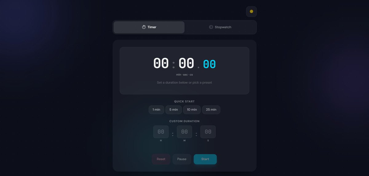 _kartikkumar_'s tweet photo. Just submitted my chilltime project which is a timer and stopwatch app built in react.

Check it out : https://t.co/Qg0LFiw2xt https://t.co/6EDiLW2zz8