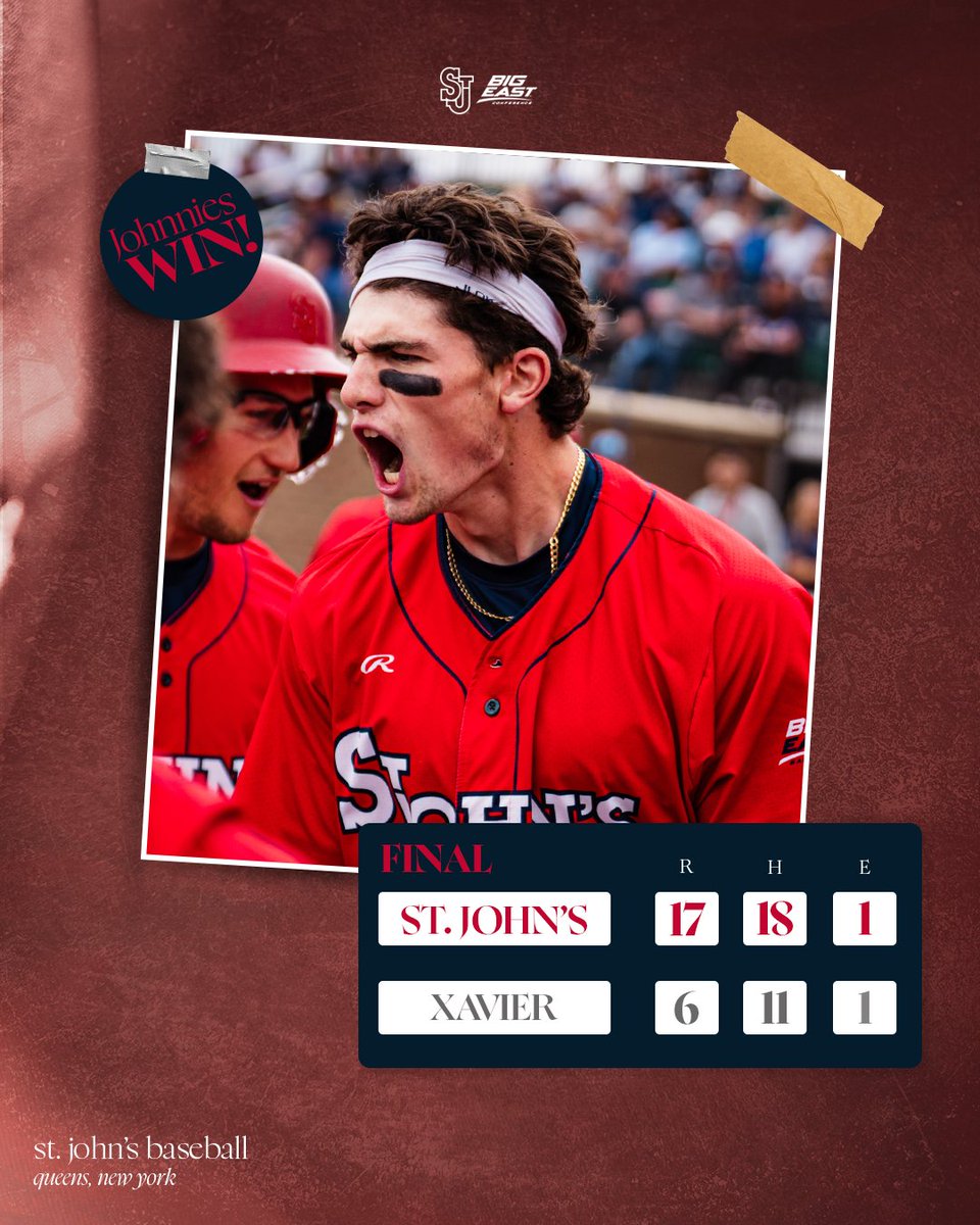 St. John's Baseball tweet media