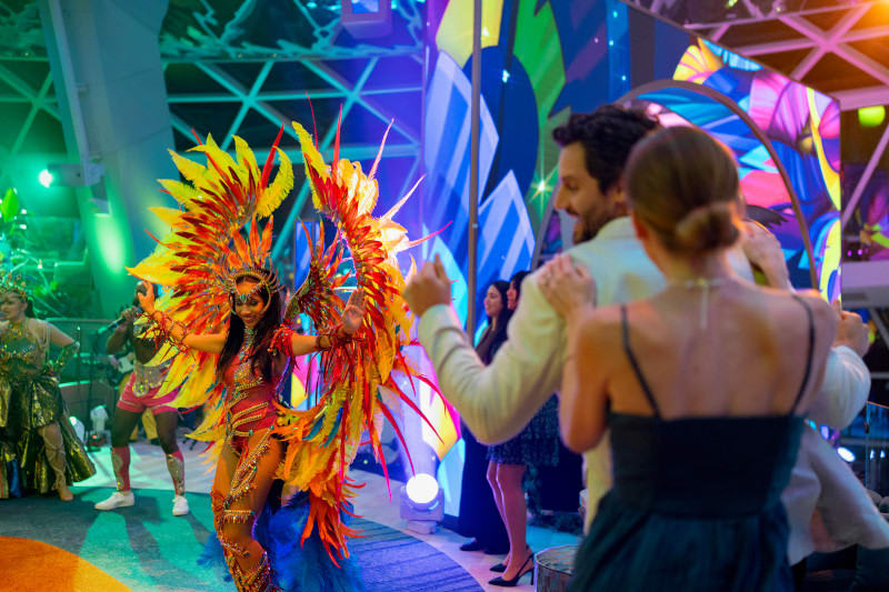 MarkJrTravel's tweet photo. Step into the celebration. 🎉✨
The Bazaar on Celebrity Xcel is where culture, color, and energy come together, transforming every evening into a vibrant festival of music, movement, and unforgettable entertainment. 
✉️ Contact me today to book your Celebrity Cruises getaway. https://t.co/WHhlXFTTq7