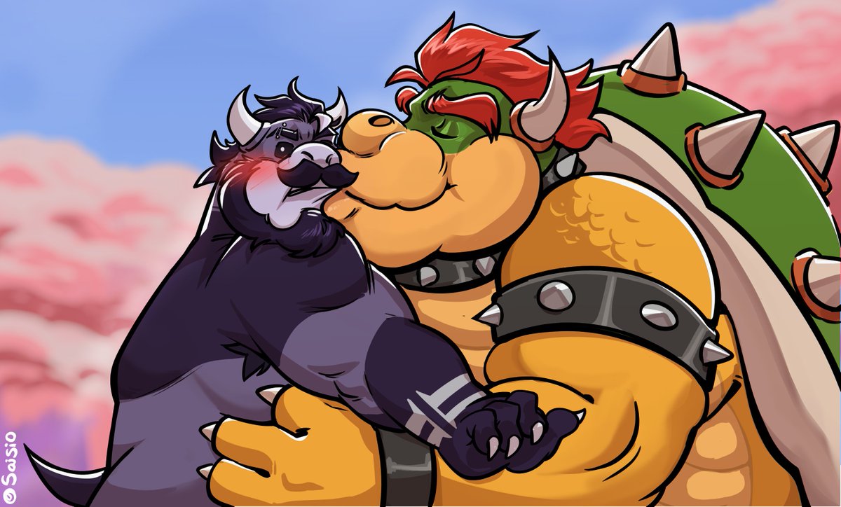 SaidTheSaisio's tweet photo. the first couple of slot was a bowser sonassss 

bows to bows action 🤪
glad to see koopa loving each other https://t.co/SA6N3Fnm1q