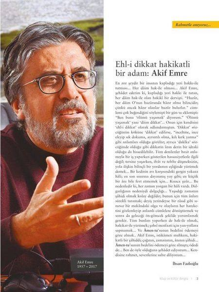 ihsanfazlioglu's tweet photo. Rahmetle..!

"Dost, dostça eleştirilir.
Gavurun vurduğu yerden vuran dost değildir."
//-: Akif Emre (23 Mayıs 2017)

[ve]
Düşünen Şehir
Akif Emre Özel Sayısı
İNDİRİLEBİLİR:
https://t.co/8Ys6aeUCPo https://t.co/G99Fzp2Jyg