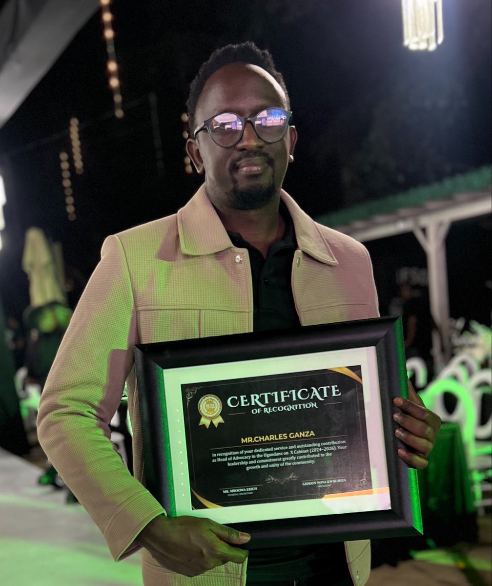 CharlesTGanza's tweet photo. Honored to have joined the #UOXhandover party. Thank you, @KwikirizaNova, for the appreciation and for giving me the opportunity to work alongside you in advancing social accountability and good governance. Wishing you many more years of greatness, and congratulations and best wishes to the new President, @GiftGrace01 🎉🎉