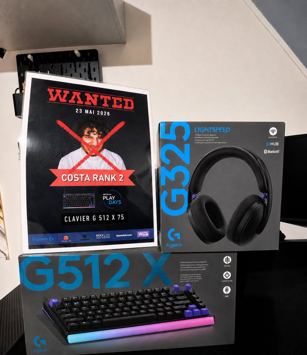 RedroXvlr's tweet photo. TOP 1 🏆@Wanted_Event LAN  
Merci à L'Org Super sympa ! 
Et à @LogitechGFrance pour les lots :)  
Super expérience et de belles rencontres,
GG @C0STACHEU Pour cette Finale https://t.co/VX0MM63fUL