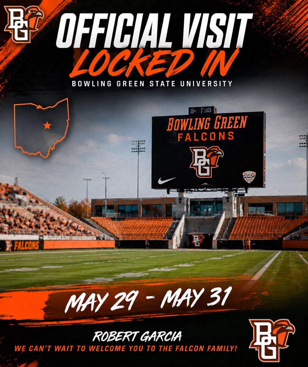 garcia4xx's tweet photo. I’ll be in Bowling Green, Ohio May 29th - May 31st! G.U.T.S #OV🔒 @BG_Football @CoachMcNutt @EddieGeorge2727 @JustinPerezHQ @SumnerHSFootbal @SumnerFBHC @Geethecoach @ChadSimmons_ @Andy_Villamarzo @PrepRedzoneFL @Rivals https://t.co/3QIuelDHjs