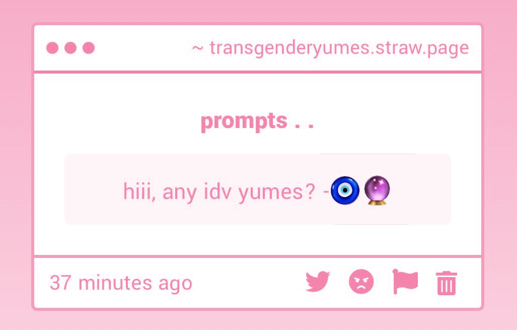 trans yumes 𐙚 tweet media