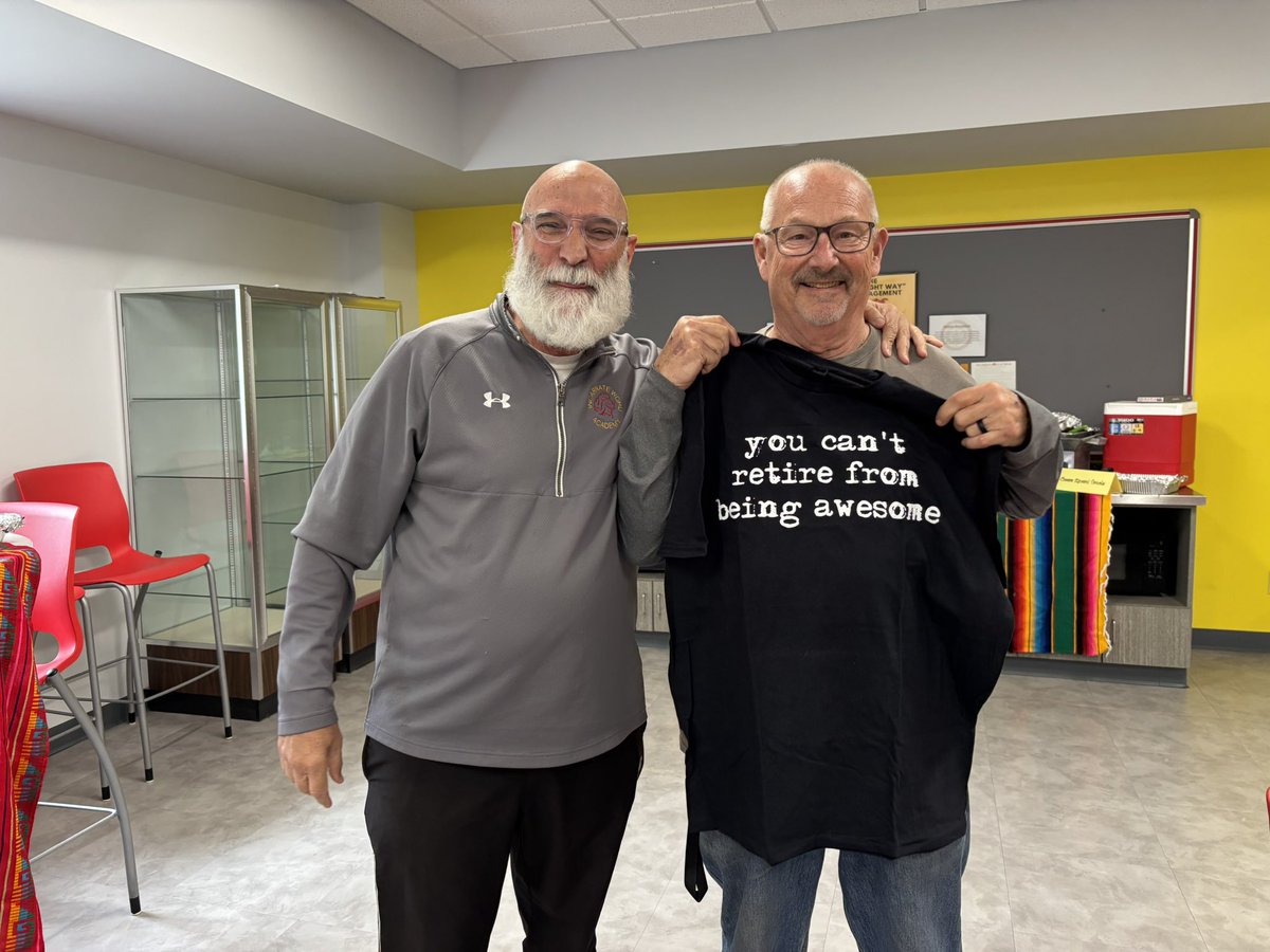 iwaredknights's tweet photo. Last Wednesday, we celebrated our incredible faculty &amp; staff at our End-of-Year Luncheon ❤️💛

A special congratulations to Mr. Morrison on his retirement after 50 years of service in education. Thank you for the impact you’ve made on so many lives! 🎉

#IWA #RedKnights https://t.co/kMdt5XS47M