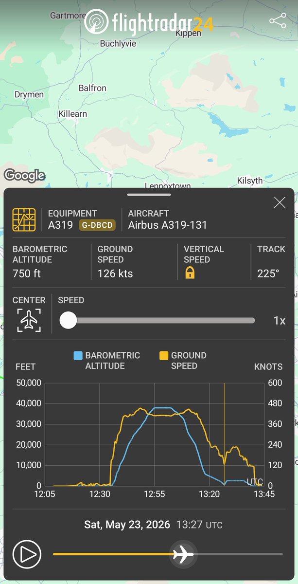 2JamesP's tweet photo. BA1478 LHR to GLA aborted a landing today and did a run around. No clue why, if anybody knows it'd be appreciated https://t.co/JoDhT2T9vj