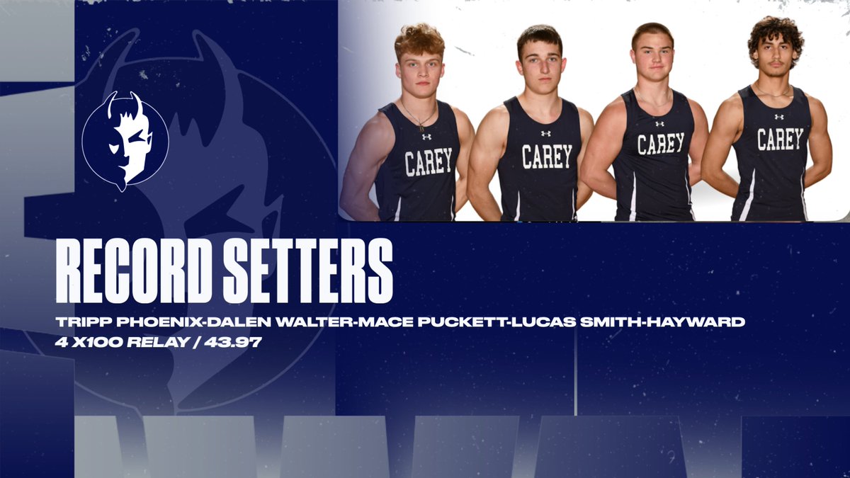 EVackert's tweet photo. New Meet Record by the 4 x 100 team at Districts!
Great Job! https://t.co/siOZB90RHj