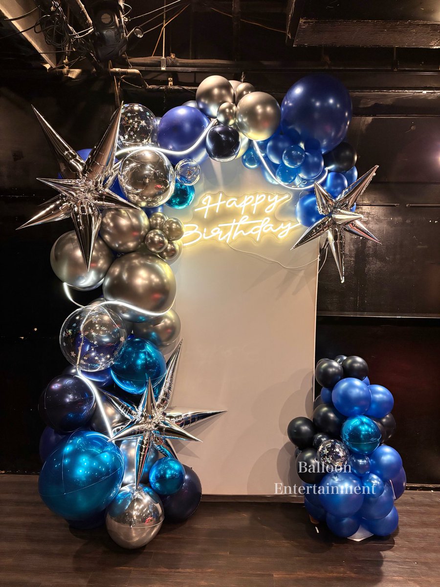 BalloonEntame's tweet photo. 📍 Shibuya Milkyway
👤 最果てのハイライト アル様宛

📄 最果てのハイライト アル生誕祭
NEON ― 今日、主役になる ― 東京編

💙バックドロップスタンド💙

ご依頼頂きありがとうございました🙂‍↕️

#フラスタ https://t.co/qEROWnN1zL
