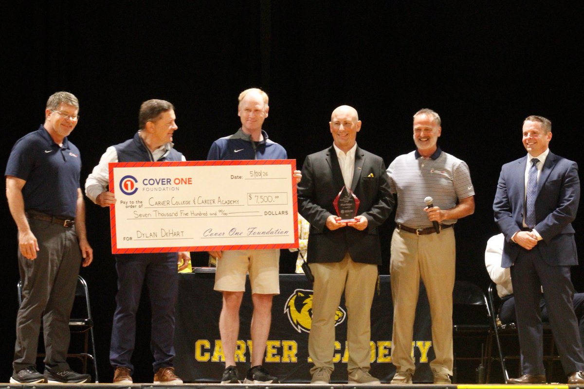 Cover1nonprofit's tweet photo. (2 of 2) A huge congratulations to our 2026 Luke Reid Making a Difference Award honoree, Dylan DeHart, from Chester Academy.  Dylan does an amazing job providing meaningful opportunities for young men and women through sports as the Athletic Director (and Wrestling Coach). https://t.co/rDBNa7ls3Q