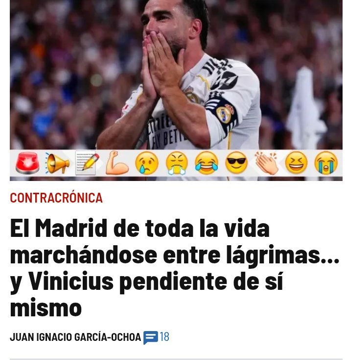 ColladoNando's tweet photo. No perdamos la ocasión de darle una oxtia a Vinicius... https://t.co/nbEh8YLVKz