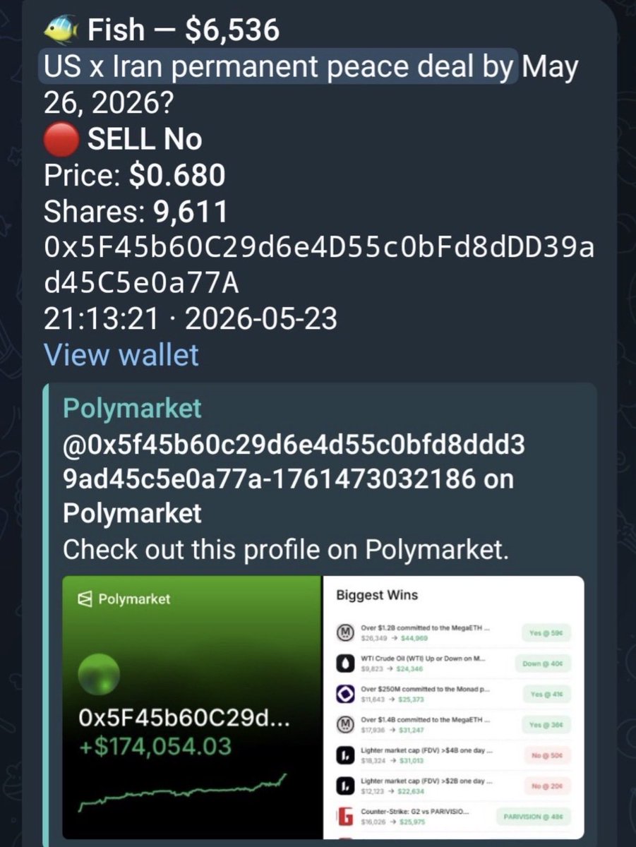 RemPolymarkt's tweet photo. @WhiteHouse Thanks to Polyintel 😭

Profitable whales have flipped hard — dumping NO positions and rotating into YES after the Trump/Iran headlines.

Massive narrative reversal in real time.

Some of these wallets were bearish for weeks… now aggressively accumulating peace deal exposure https://t.co/6m4RXlakEL