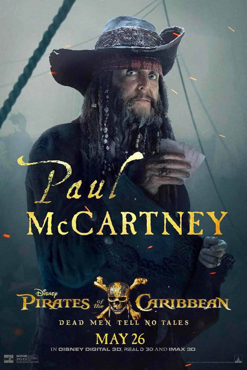 jennythefiend's tweet photo. "He's a Pirate" He's a BEATLE!  😂 #BeatlesoftheCaribbean https://t.co/hQFT8fKUZF