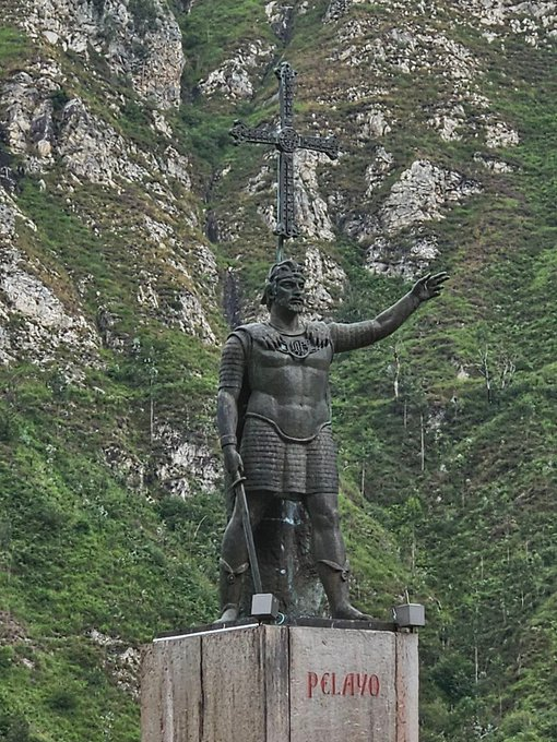 trad_west_'s tweet photo. It's never over. In 722 Spain had fallen under Muslim rule. 

In the mountains of Asturias, a small band of 300 Christian warriors prepared to make a last stand. 

They had no kingdom, no empire, only faith and courage.

Led by Don Pelayo, they defeated a vastly larger force at Covadonga. 

How? With God on their side.
From that moment, the Reconquista began. 

A fight that would last 700 years, until Spain was free again.

It's only over if you give up. 
If God is for us, who can be against us?