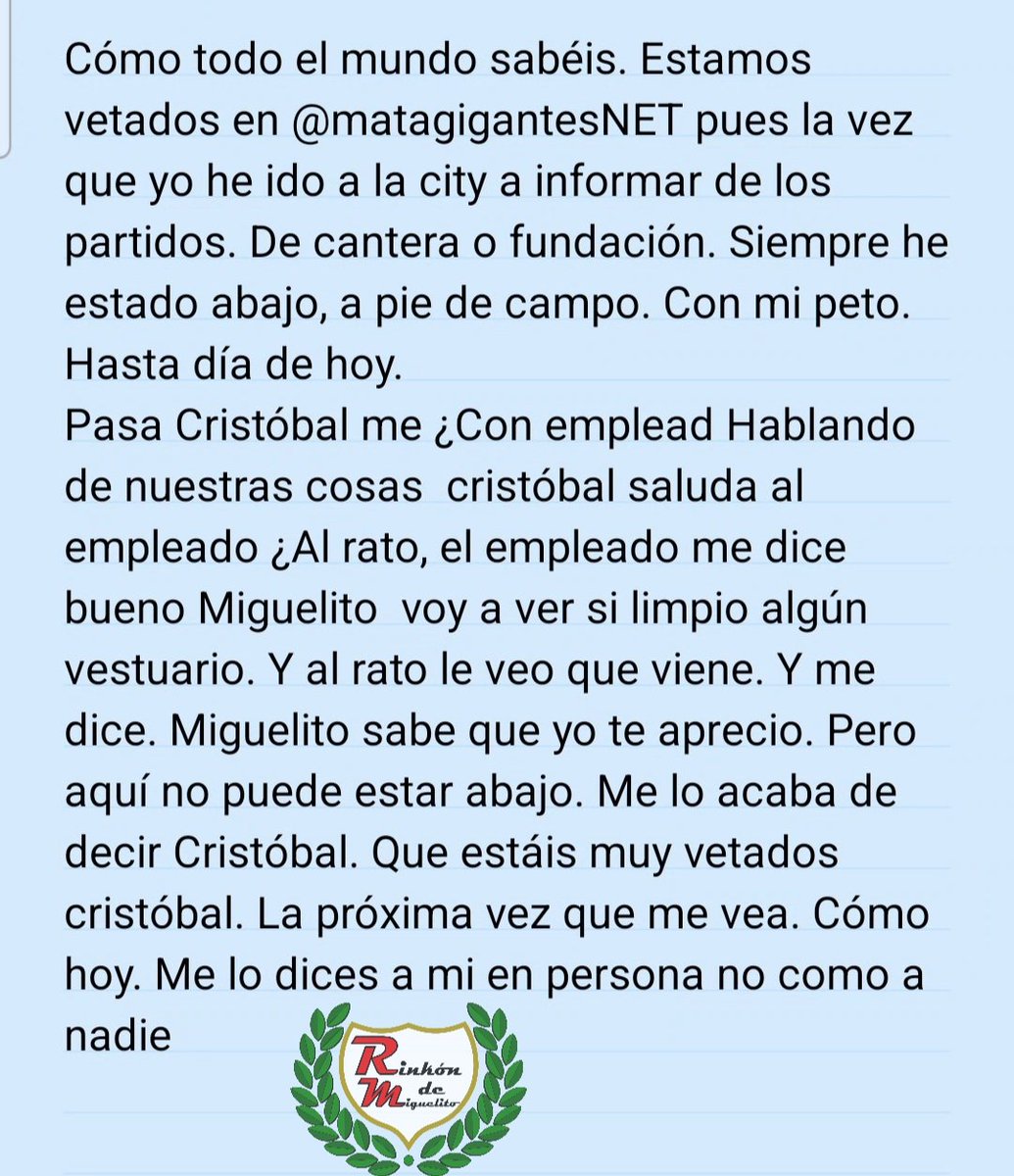 RINKON MIGUELITO ⚽️🏃♂️ tweet media