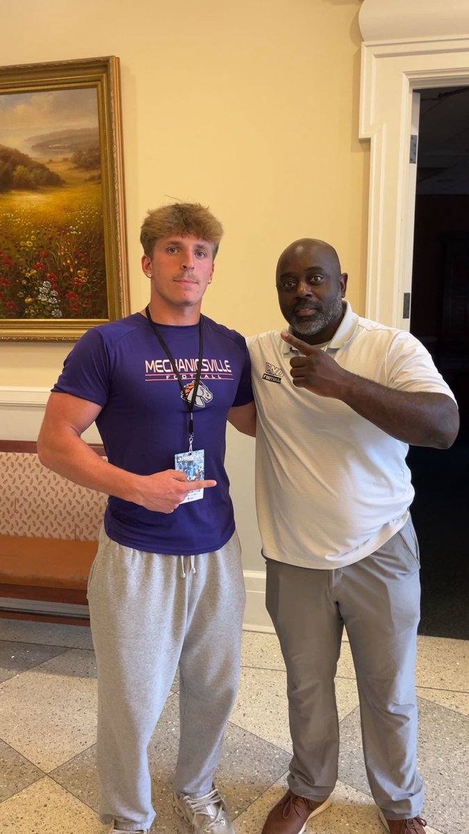 Blake__Whitley's tweet photo. Thank you to @CoachSmitty25 and the CNU coaching staff for inviting me on campus today. I had a great time learning more about CNU football. @mvillehighfb @VilleAthletics @coachpcrowley @Ty_stevens65 https://t.co/J3j4dKALhn