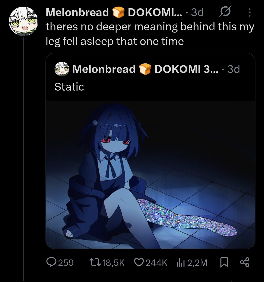 Melonbread 🍞 DOKOMI 3U55 tweet media