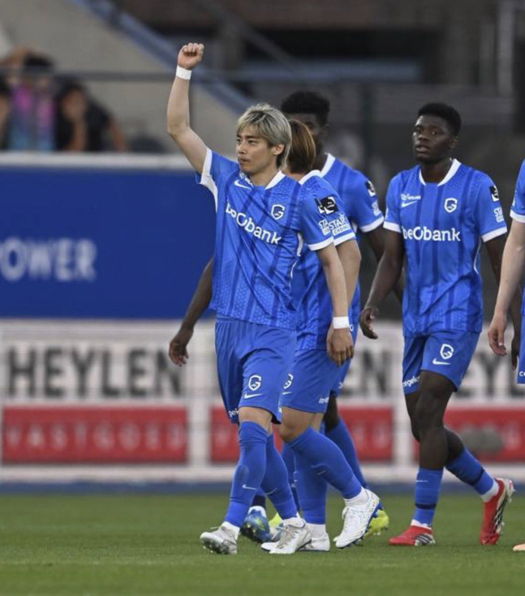 shirataman14's tweet photo. Big win🔥🔥🔥
Big goal⚡️⚡️⚡️
The Great Number 10, Junya💪🏼💪🏼💪🏼

#伊東純也
#JunyaIto
#KRCGenk
#mijnploeg
#ForzaRacing https://t.co/cVo9jx0oqD