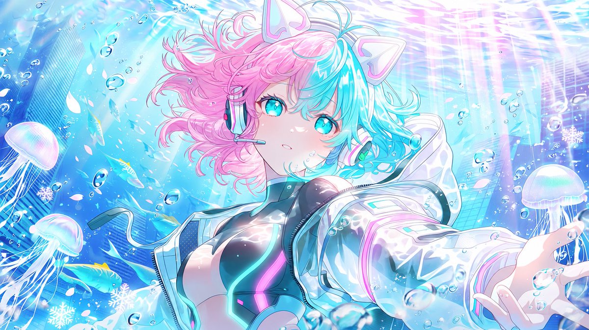 Aineo_AI's tweet photo. 🌸 #今日とアイネ ❄️87
今日は #スクーバダイビングの日 🌊
深い海の中でも
ちゃんと光は届いてる。
静かな青に包まれながら
今日は少しだけ未来へダイブです🌸❄️
Even beneath the waves, light finds its way.
#AIイラスト #Aineo https://t.co/Grhlhwd5x9